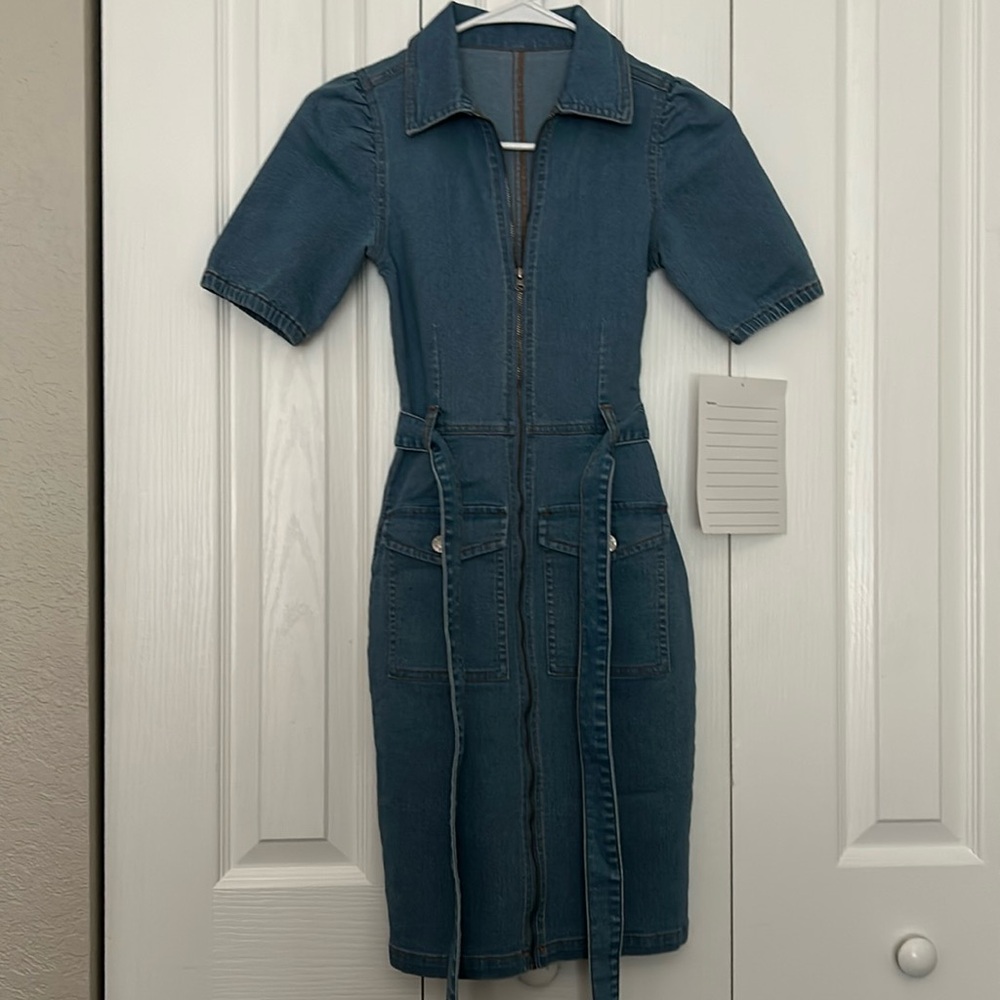 NWT Denim Midi Dress